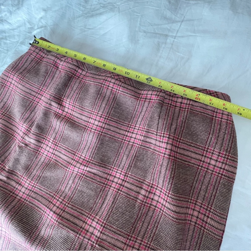 TALBOTS Glen Plaid Wool-Blend Pencil Skirt‎ - Picture 8 of 12